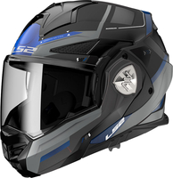 LS2 FF901 Advant X Spectrum,  modular helmet,  color: Black/Grey/Blue,  size: L
