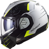 LS2 FF906 Advant Codex,  modular helmet,  color: White/Black/Neon-Yellow,  size: S