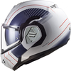 LS2 FF906 Advant Cooper,  modular helmet,  color: White/Dark Blue/Red,  size: XXL