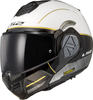 LS2 FF906 Advant Iron,  modular helmet,  color: Matt White/Black/Grey,  size: L