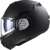 LS2 FF906 Advant Solid,  modular helmet,  color: Matt-Black,  size: S