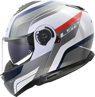 LS2 FF908 Strobe II Monza,  flip up helmet,  color: Matt Black/Grey/Neon-Yellow,  size: XXL