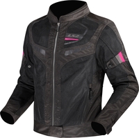 LS2 Garda Air,  textile jacket women,  color: Black/Pink,  size: 3XL