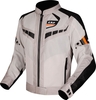 LS2 Garda Air,  textile jacket women,  color: Light Grey/Black/Orange,  size: XXL