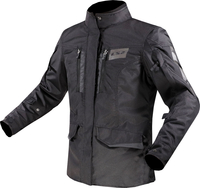 LS2 Metropolis Evo,  textile jacket waterproof women,  color: Black,  size: 3XL