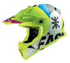 LS2 MX437 Fast Evo Heavy,  cross helmet,  color: Neon-Yellow/White/Black/Blue,  size: XS
