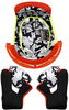 LS2 MX437 Fast Evo,  lining/cheek pads,  color: Neon-Orange/Black/Grey,  size: L