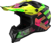 LS2 MX700 Subverter Chromatic,  motocross helmet,  color: Black/Neon-Yellow/Neon-Green,  size: XL