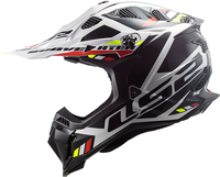 LS2 MX700 Subverter Evo Stomp,  cross helmet,  color: White/Black,  size: M