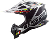 LS2 MX700 Subverter Evo Stomp,  cross helmet,  color: White/Black,  size: XS
