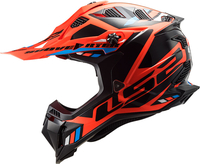 LS2 MX700 Subverter Evo Stomp,  motocross helmet,  color: Neon-Orange/Black,  size: XXL