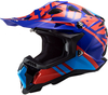 LS2 MX700 Subverter Gammax,  cross helmet,  color: Red/Blue,  size: M