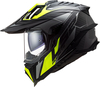 LS2 MX701 Explorer Carbon Focus,  enduro helmet,  color: Matt Black/Grey/Neon-Yellow,  size: S