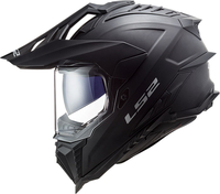 LS2 MX701 Explorer Solid,  adventure helmet,  color: Matt-Black,  size: 3XL