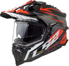 LS2 MX701 Explorer Spire,  adventure helmet,  color: Black/Grey/Red,  size: M