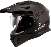 LS2 MX702 Pioneer II Solid,  adventure helmet,  color: Matt-Black,  size: XS