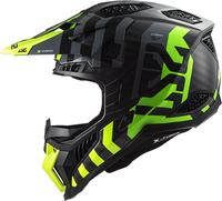 LS2 MX703 C X-Force Barrier,  cross helmet,  color: Black/Grey/Neon-Yellow/Neon-Green,  size: 3XL