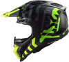 LS2 MX703 C X-Force Barrier,  cross helmet,  color: Black/Grey/Neon-Yellow/Neon-Green,  size: L