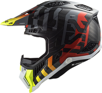 LS2 MX703 C X-Force Barrier,  cross helmet,  color: Black/Grey/Red/Neon-Yellow,  size: XL