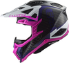 LS2 MX703 C X-Force Victory,  cross helmet,  color: Black/White/Pink/Purple,  size: XL