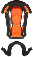 LS2 MX703,  lining/cheek pads,  color: Black/Orange,  size: XXL