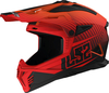 LS2 MX708 Fast II Duck,  motocross helmet,  color: Matt Neon-Orange/Red,  size: XL