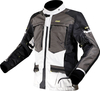 LS2 Norway,  textile jacket waterproof,  color: Light Grey/Dark Grey/Black,  size: M