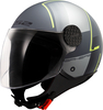 LS2 OF558 Sphere Lux II Firm,  jet helmet,  color: Matt Black/Grey,  size: XS