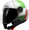 LS2 OF558 Sphere Lux II Firm,  jet helmet,  color: White/Green/Red,  size: S