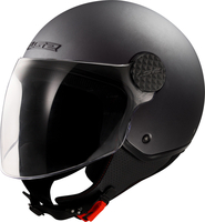 LS2 OF558 Sphere Lux II Solid,  open face helmet,  color: Matt-Grey,  size: S