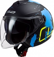 LS2 OF573 Twister II Xover,  jet helmet