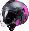 LS2 OF573 Twister II Xover,  jet helmet