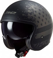LS2 OF599 Spitfire Flag,  jet helmet