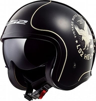 LS2 OF599 Spitfire Flier,  jet helmet