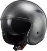 LS2 OF599 Spitfire II Jeans,  open face helmet,  color: Silver/Grey,  size: L
