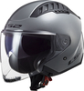 LS2 OF600 Copter II Solid,  jet helmet,  color: Grey,  size: XXL