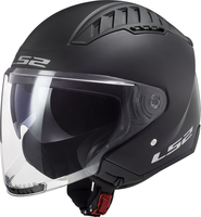 LS2 OF600 Copter II Solid,  open face helmet,  color: Matt-Black,  size: S