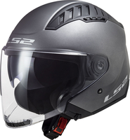 LS2 OF600 Copter II Solid,  open face helmet,  color: Matt-Grey,  size: S