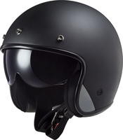 LS2 OF601 Bob II Solid,  open face helmet,  color: Matt-Black,  size: XS