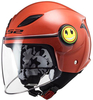 LS2 OF602 Funny,  jet helmet kids,  color: Red,  size: S