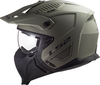 LS2 OF606 Drifter Solid,  modular helmet,  color: Matt-Olive,  size: L