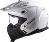 LS2 OF606 Drifter Solid,  modular helmet,  color: White,  size: L
