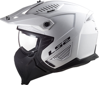 LS2 OF606 Drifter Solid,  modular helmet,  color: White,  size: M