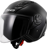 LS2 OF616 Airflow II Solid,  open face helmet,  color: Black,  size: XXL