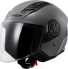 LS2 OF616 Airflow II Solid,  open face helmet,  color: Grey,  size: S