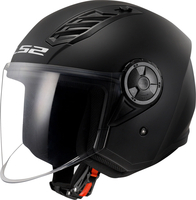 LS2 OF616 Airflow II Solid,  open face helmet,  color: Matt-Black,  size: XXL