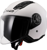 LS2 OF616 Airflow II Solid,  open face helmet,  color: White,  size: L