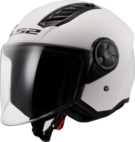 LS2 OF616 Airflow II Solid,  open face helmet,  color: White,  size: S
