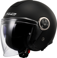 LS2 OF620 Classy Solid,  open face helmet,  color: Matt-Black,  size: XXL