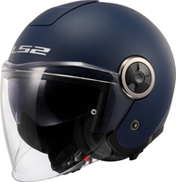 LS2 OF620 Classy Solid,  open face helmet,  color: Matt-Dark Blue,  size: L